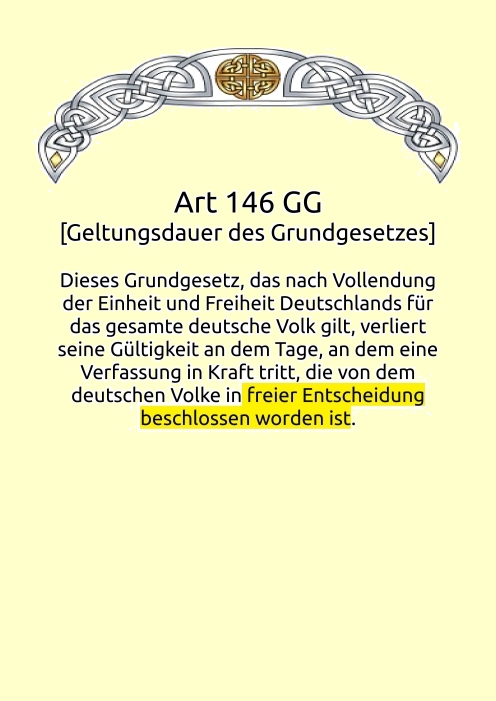 Art 146 GG
